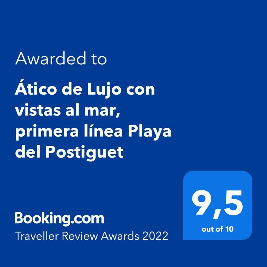 Atico De Lujo Con Vistas Al Mar, Primera Linea Playa Del Postiguet Αλικάντε Εξωτερικό φωτογραφία